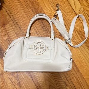 Tory Burch Cream Satchel Bag
